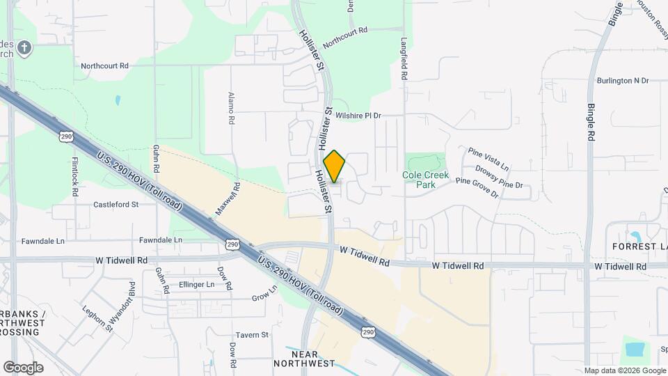 7415 Hollister Ridge Map and Location Details