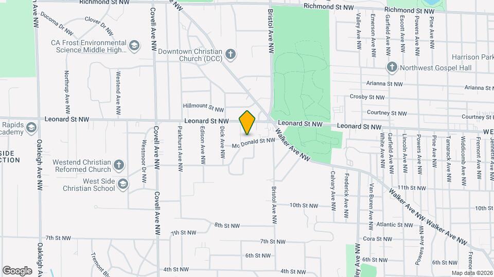 1633 McDonald St NW Mapa y Detalles de la Ubicación