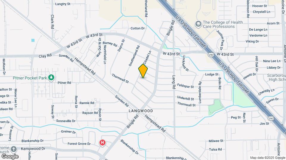 6741 Feldspar St Map and Location Details
