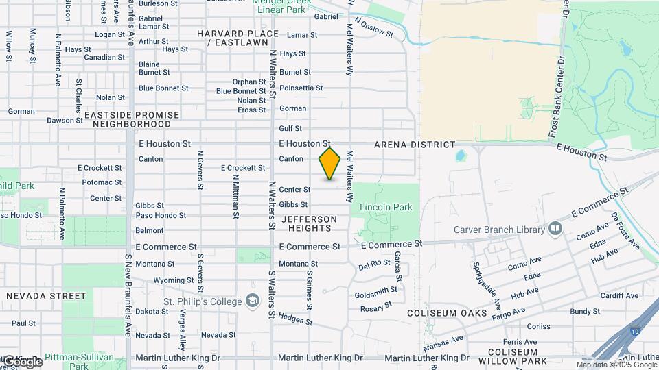 1825 Center St Map and Location Details
