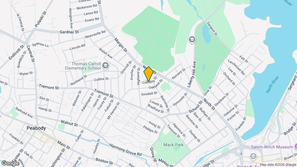 19 Cushing St, Unit 1 Mapa y Detalles de la Ubicación