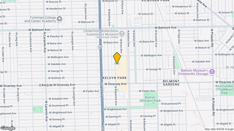 2919 N Kilpatrick Ave Mapa y Detalles de la Ubicación