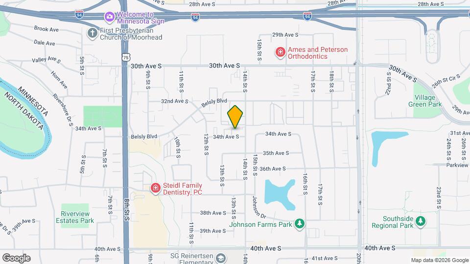 1318 34th Ave S Map and Location Details
