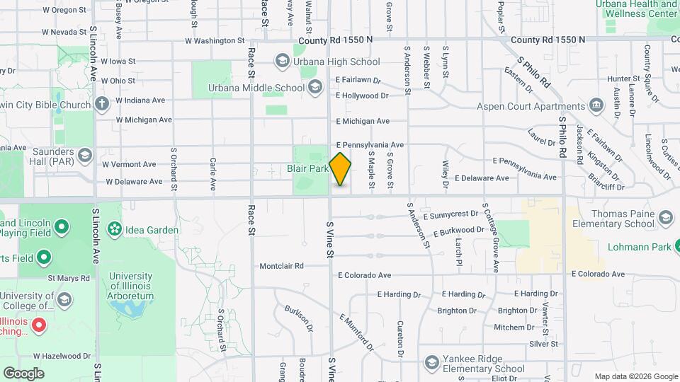 304 E Florida Ave Map and Location Details