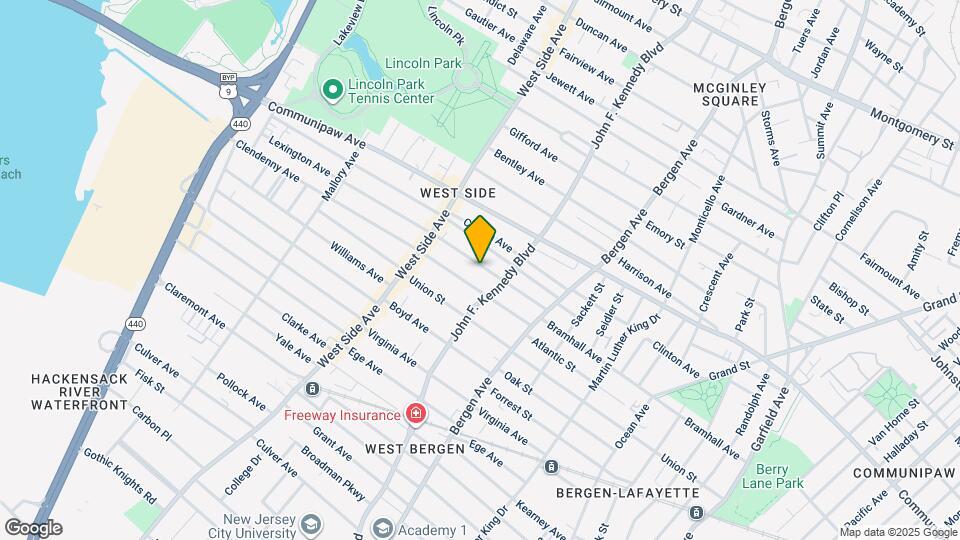 75A Lexington Ave Map and Location Details