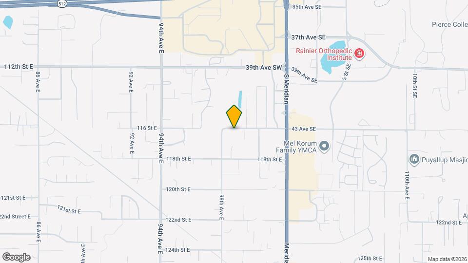 9816 116th St E, Unit 9816 Map and Location Details