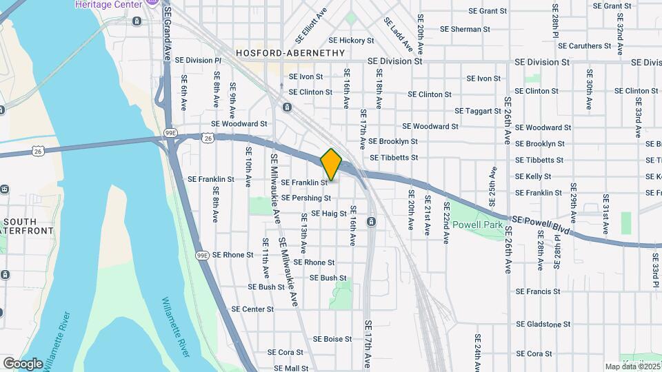 1414 SE Franklin St Map and Location Details
