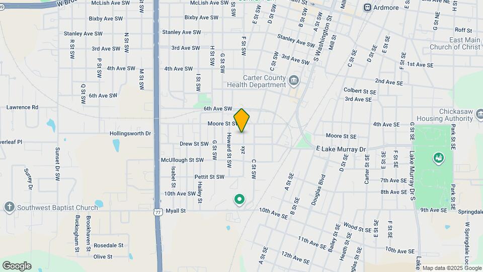 613 F St SW Map and Location Details