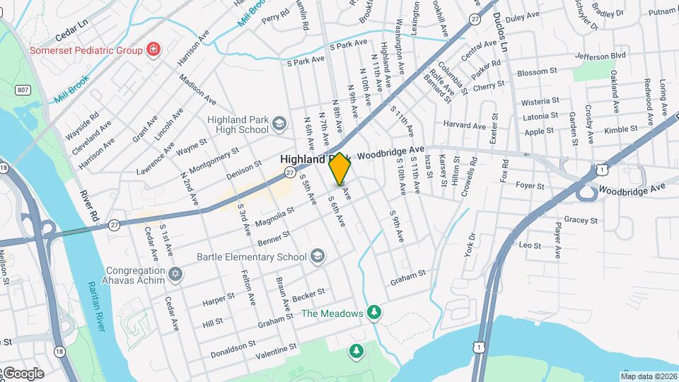 612 Magnolia St Map and Location Details