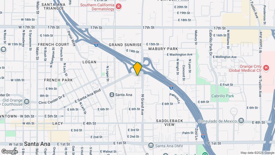 1205 N Stafford St Map and Location Details