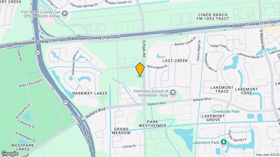 7407 Hadley Mdw Ln Map and Location Details