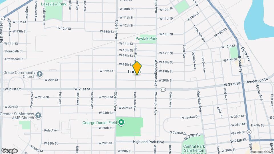 1927 Hamilton Ave Map and Location Details