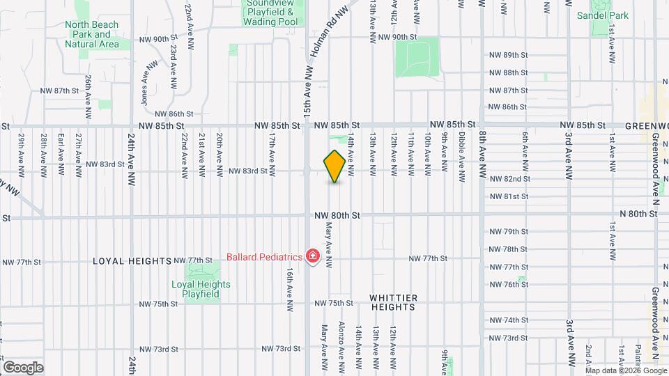 8038 Mary Ave NW Map and Location Details