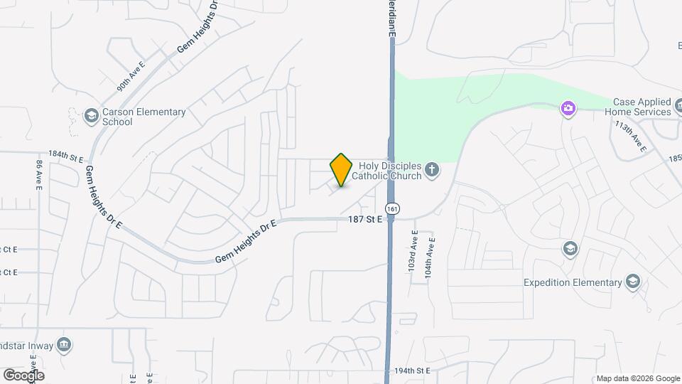 18519 101st Ave E Map and Location Details