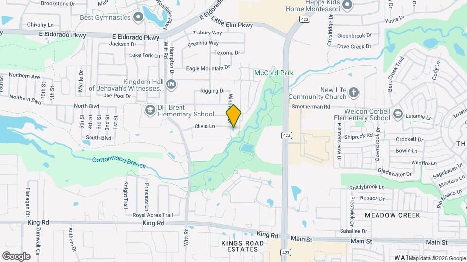 709 Windward Dr Map and Location Details