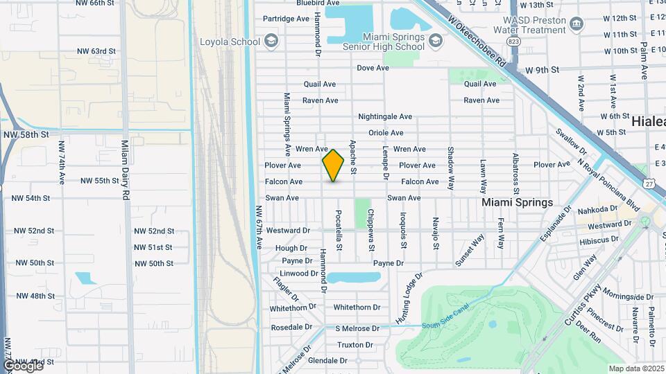 1050 Falcon Ave Map and Location Details