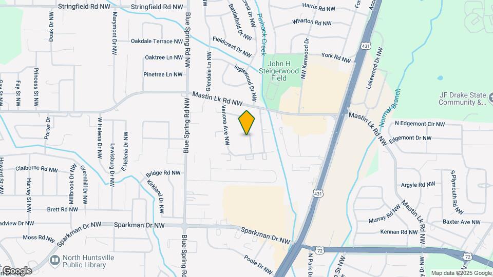 3408 Glen Park Dr NW Map and Location Details