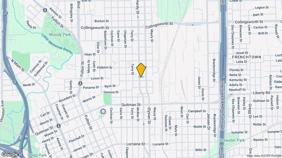 2802 Hardy St Map and Location Details