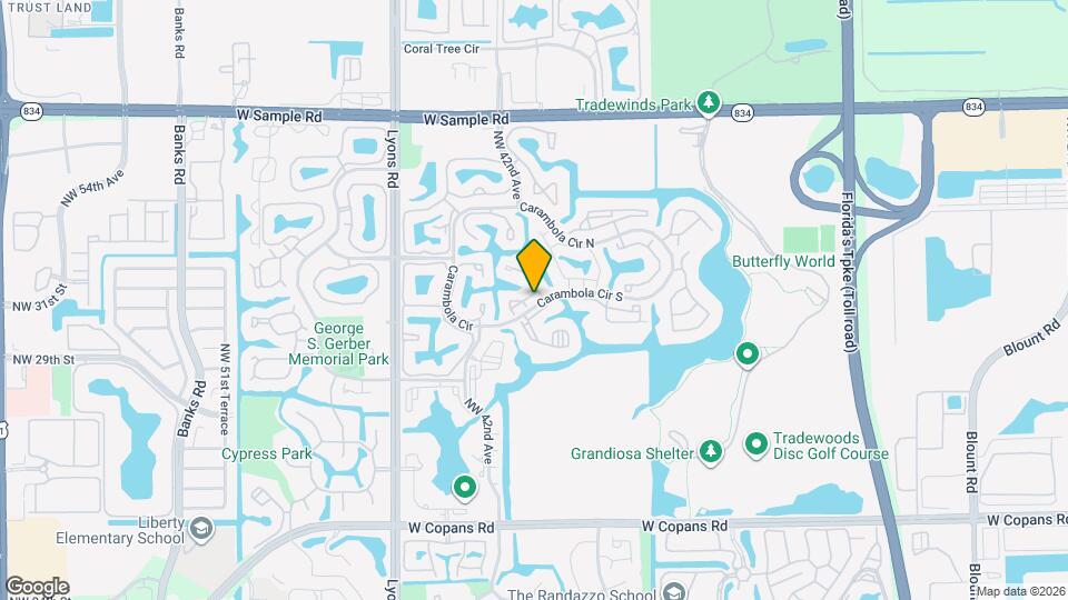 4467 Carambola Cir S, Unit 2607 Map and Location Details