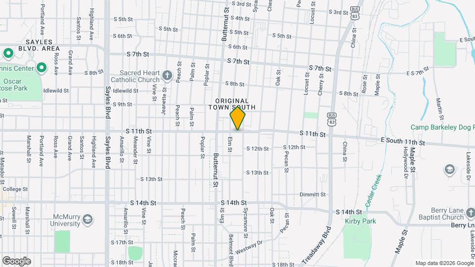 1117 S 11th St Map and Location Details