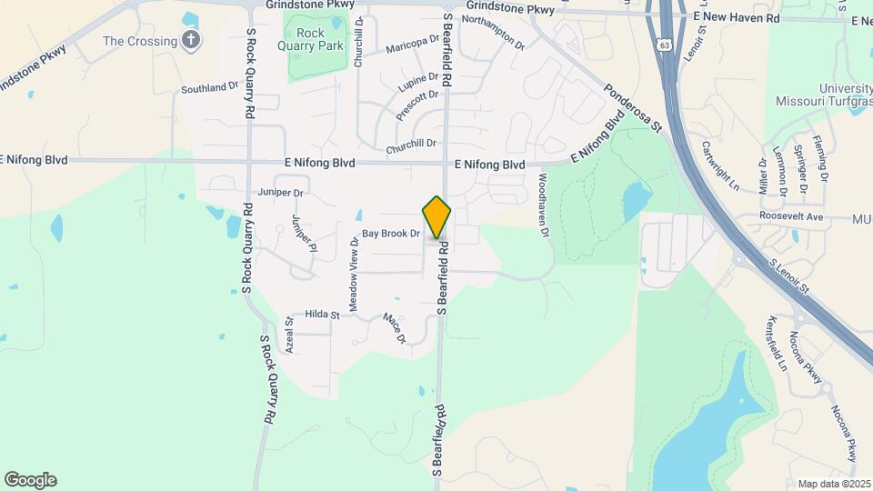 2323 E Bearfield Subdivision Mapa y Detalles de la Ubicación