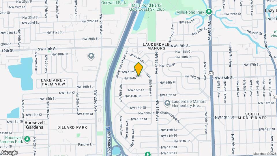 1616 NW 16th St Mapa y Detalles de la Ubicación