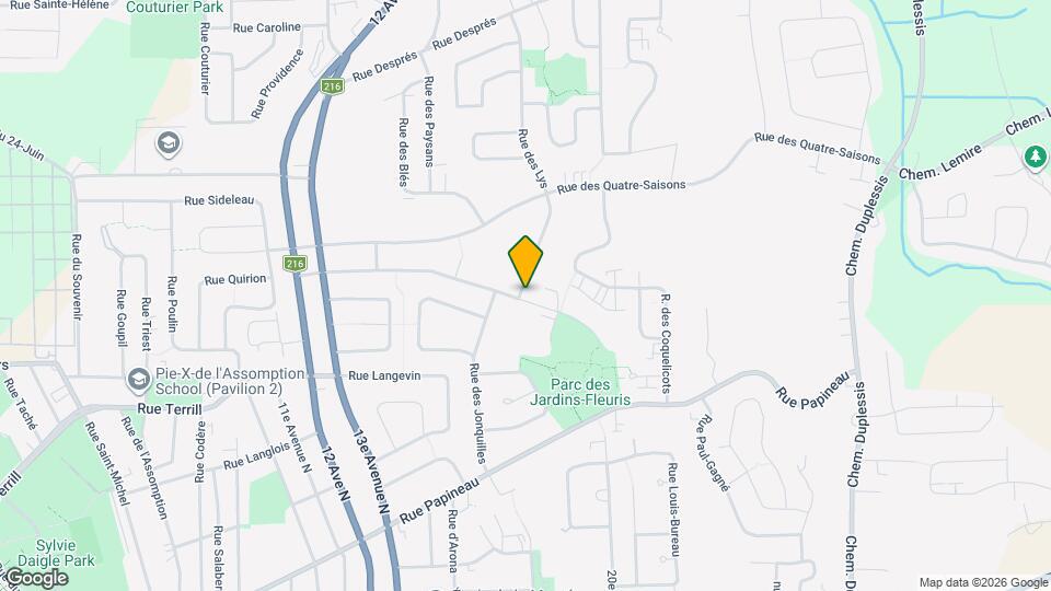 1115-1135 Des Jardins-Fleuris Rue Map and Location Details