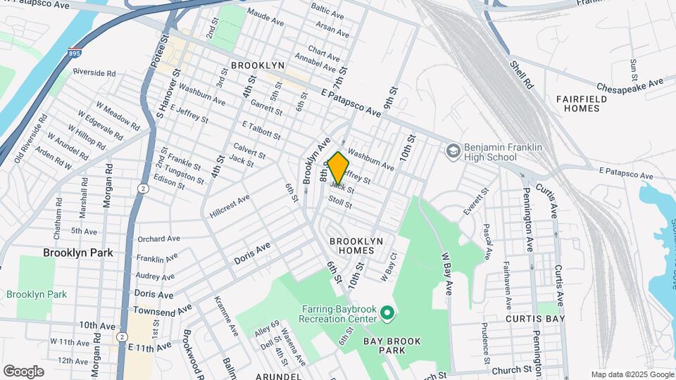 815 Jack St Map and Location Details