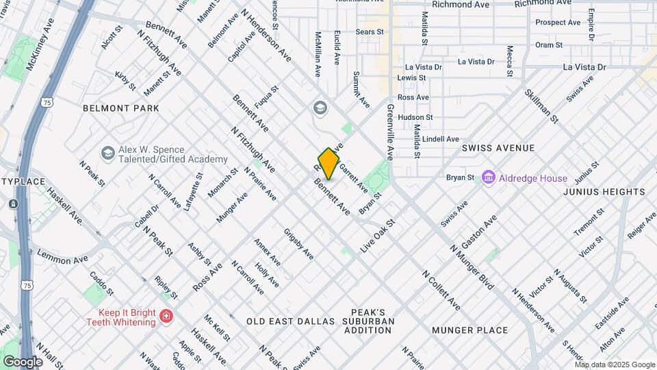 5005 San Jacinto Mapa y Detalles de la Ubicación