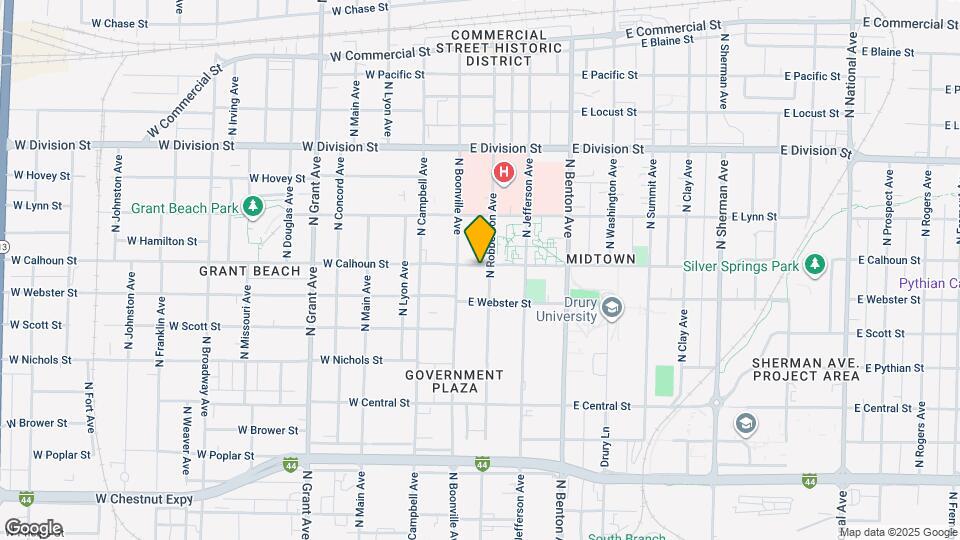 1237 N Robberson Ave Map and Location Details