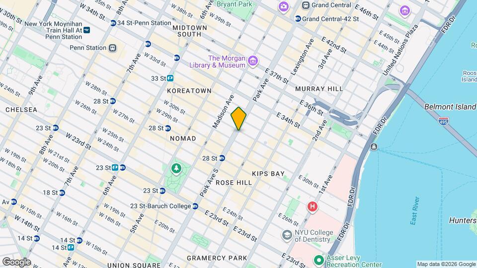 455-457 Park Ave S Mapa y Detalles de la Ubicación