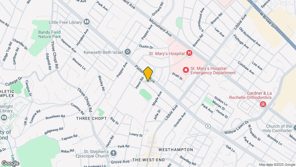 5922 Kensington Ave Map and Location Details