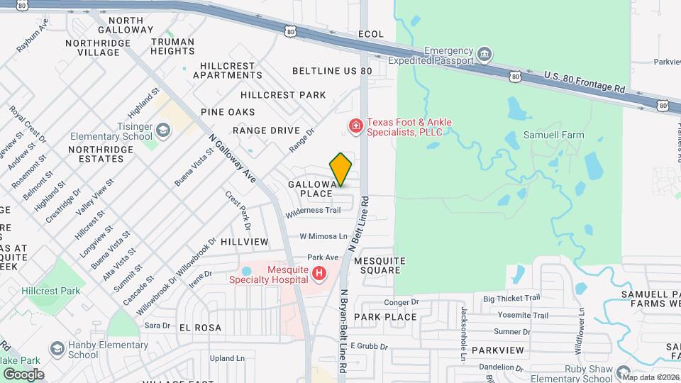 1409 High Plains Dr Map and Location Details