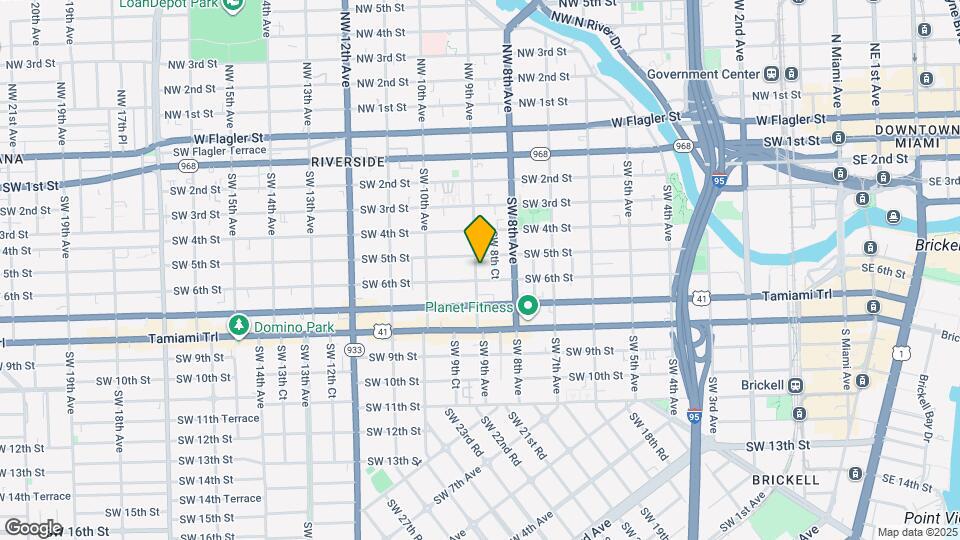 527 SW 9th Ave Map and Location Details