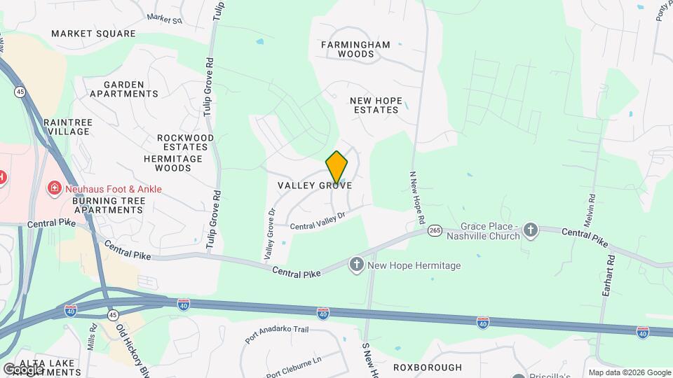 4526 Brooke Valley Dr Map and Location Details