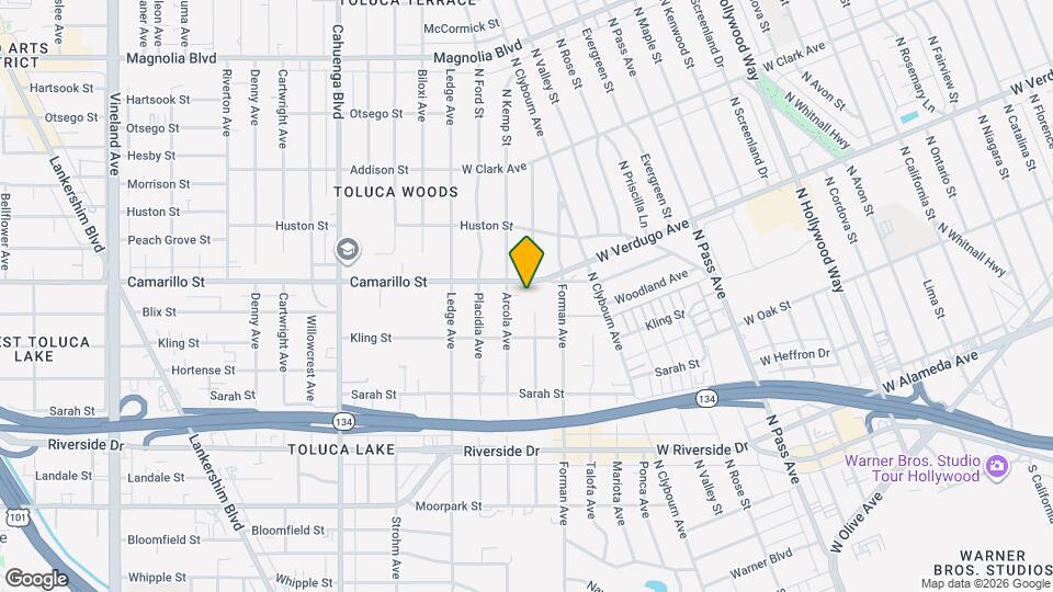10240 Camarillo St, Unit 214 Map and Location Details