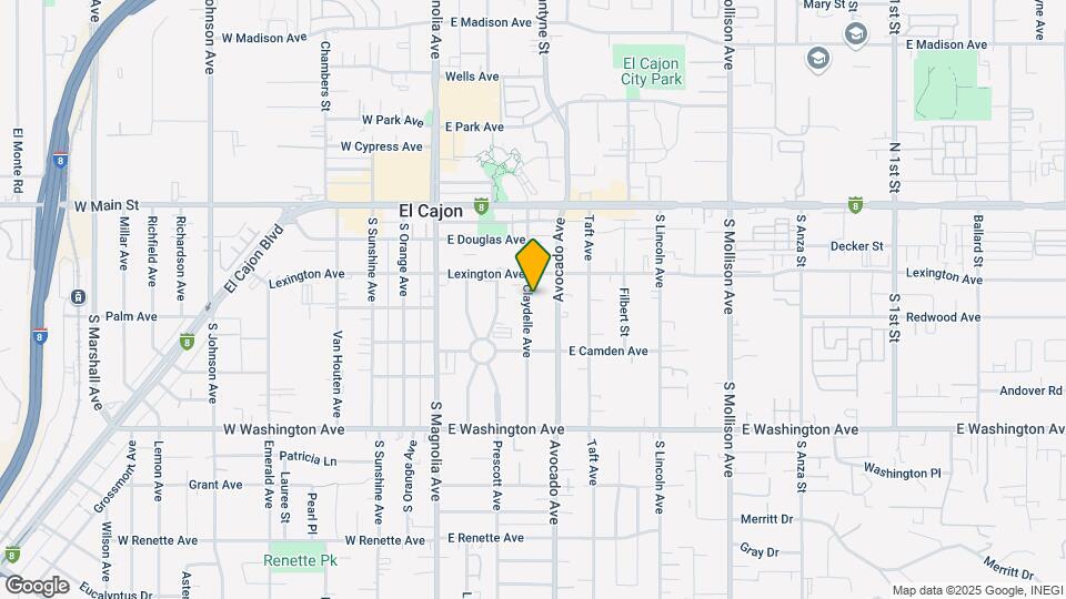 335 Claydelle Ave Mapa y Detalles de la Ubicación