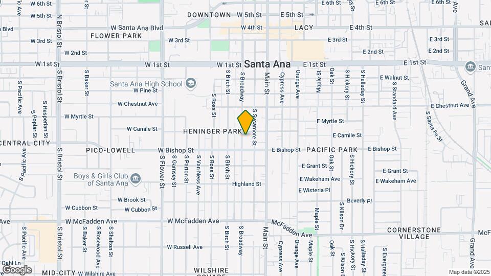 509 S Broadway Mapa y Detalles de la Ubicación