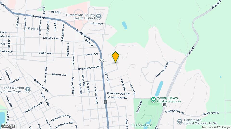 1364 Oak St NW Map and Location Details