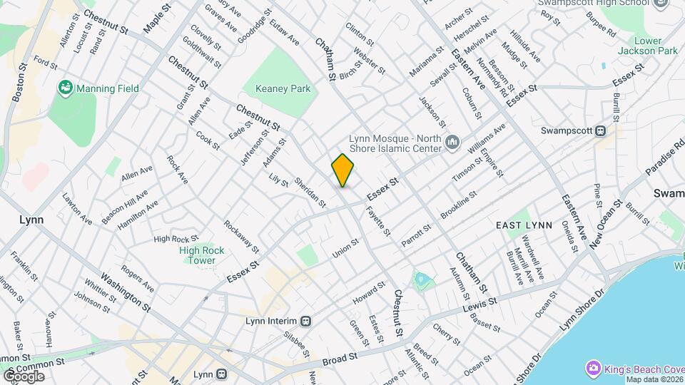 211 Chestnut St Map and Location Details