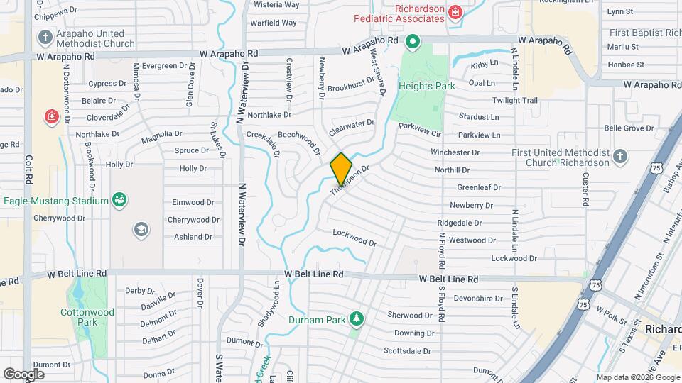 306 Thompson Dr Map and Location Details