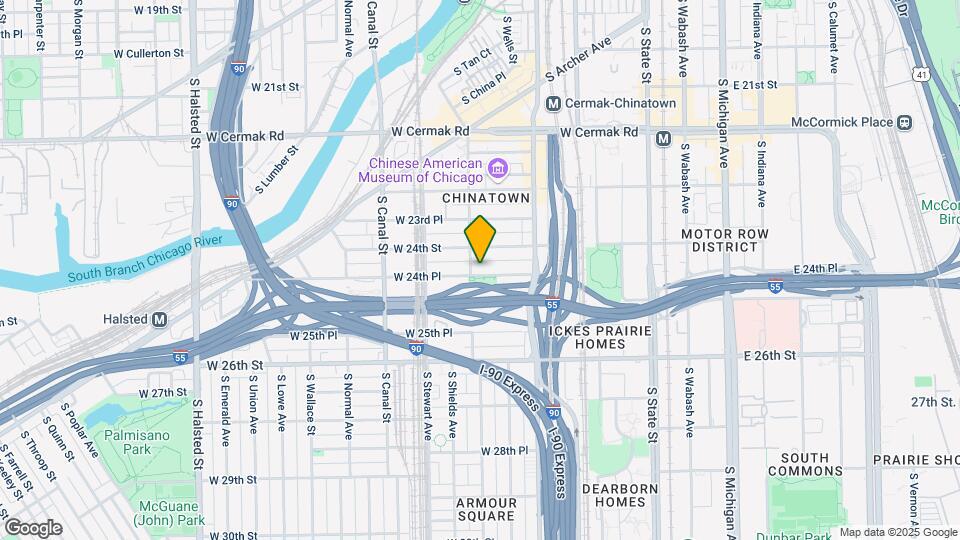 260 W 24th Pl, Unit BR Map and Location Details