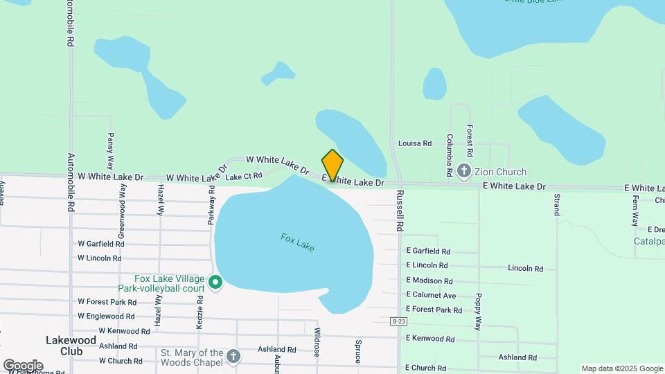 25 E White Lake Dr Map and Location Details