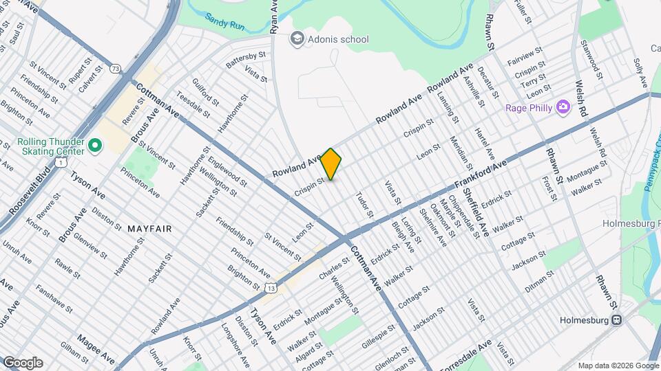 3414 Aldine St, Unit B Map and Location Details