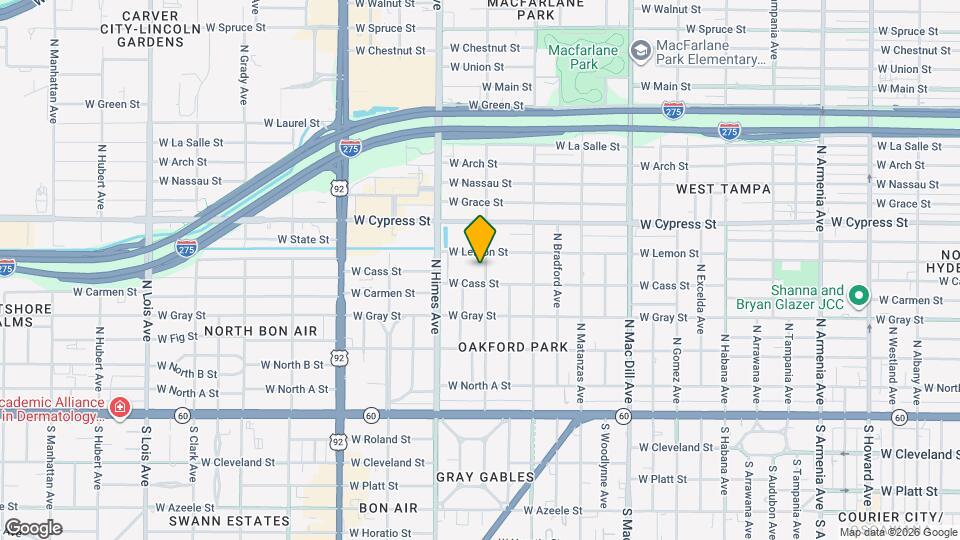 606 N Glen Ave Map and Location Details
