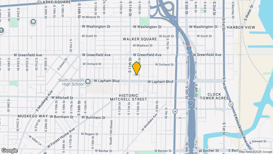 1569 S 10th St Map and Location Details