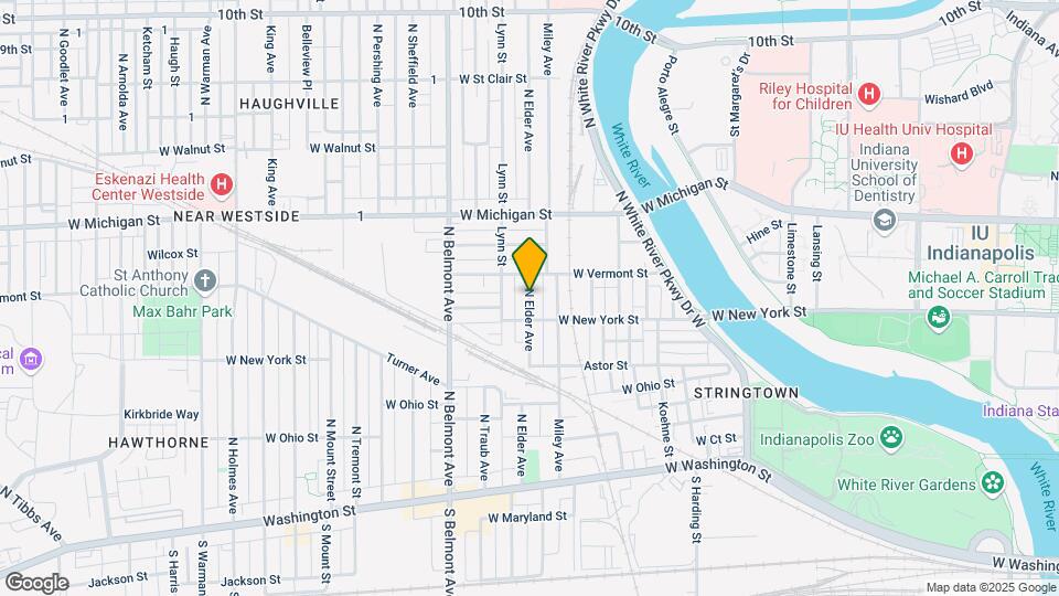 328 N Elder Ave Map and Location Details