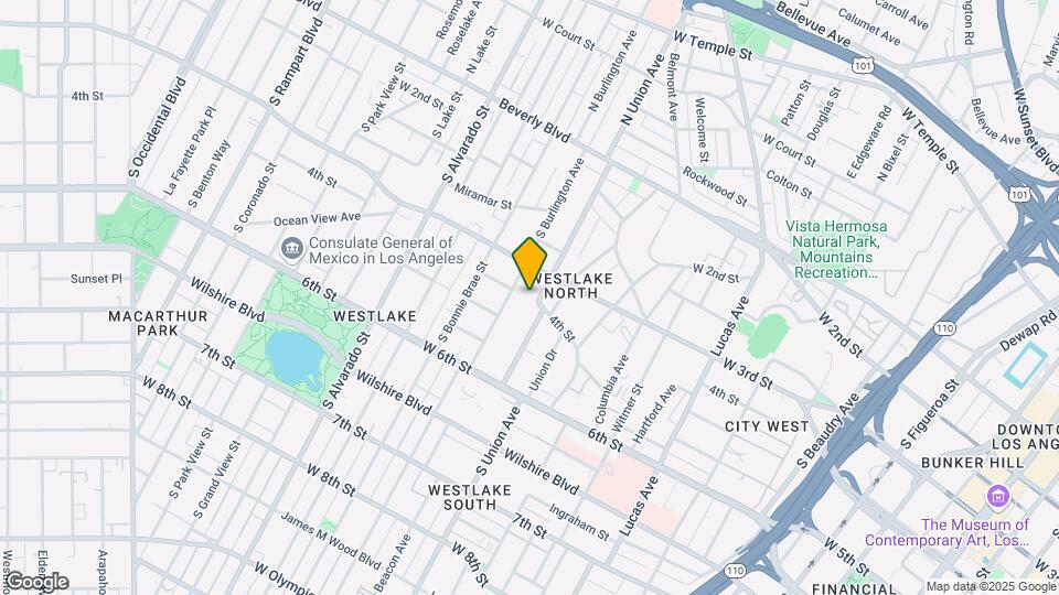 333 S Union Ave Mapa y Detalles de la Ubicación