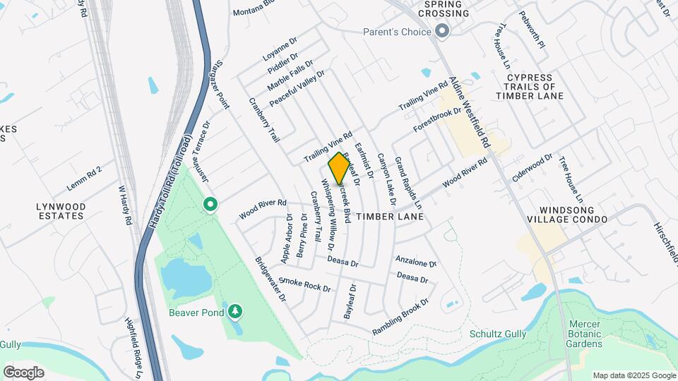 23227 Briarcreek Blvd Mapa y Detalles de la Ubicación