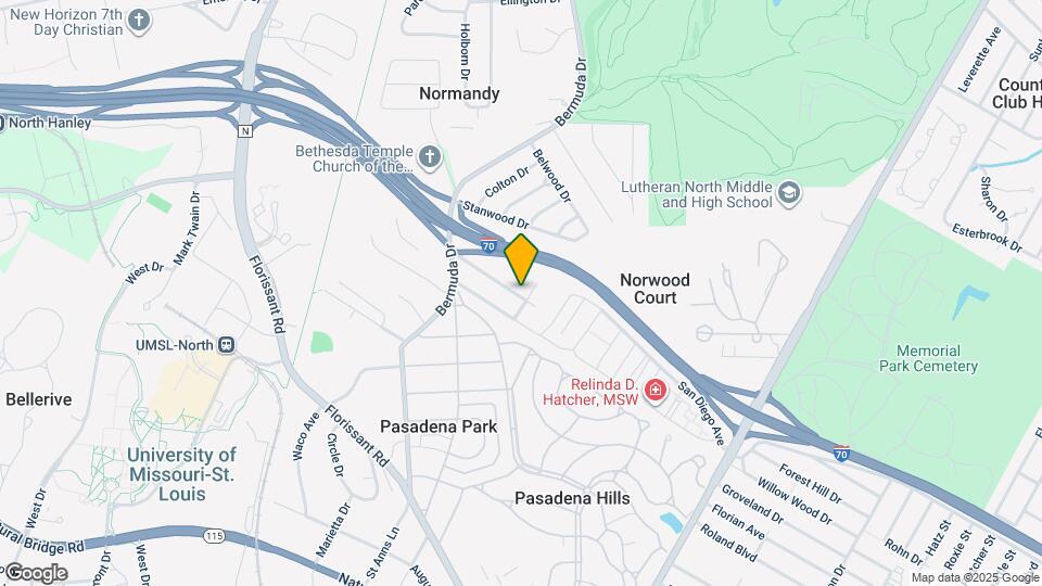 7603 Santa Monica Ave Map and Location Details